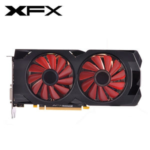 XFX RX 570 4GB Video Screen Cards GPU AMD Radeon RX570 4GB Graphics Cards PUBG Computer Game Map HDMI PCI-E X16 Not Mining